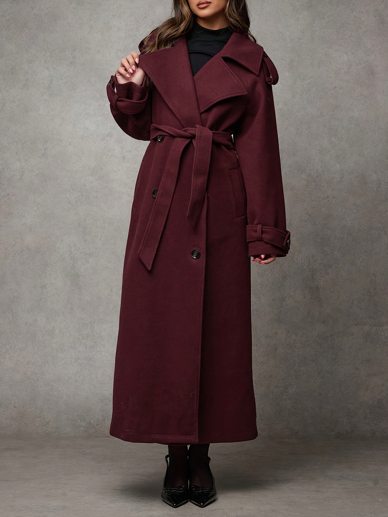 Manteau Ceinturé Chic