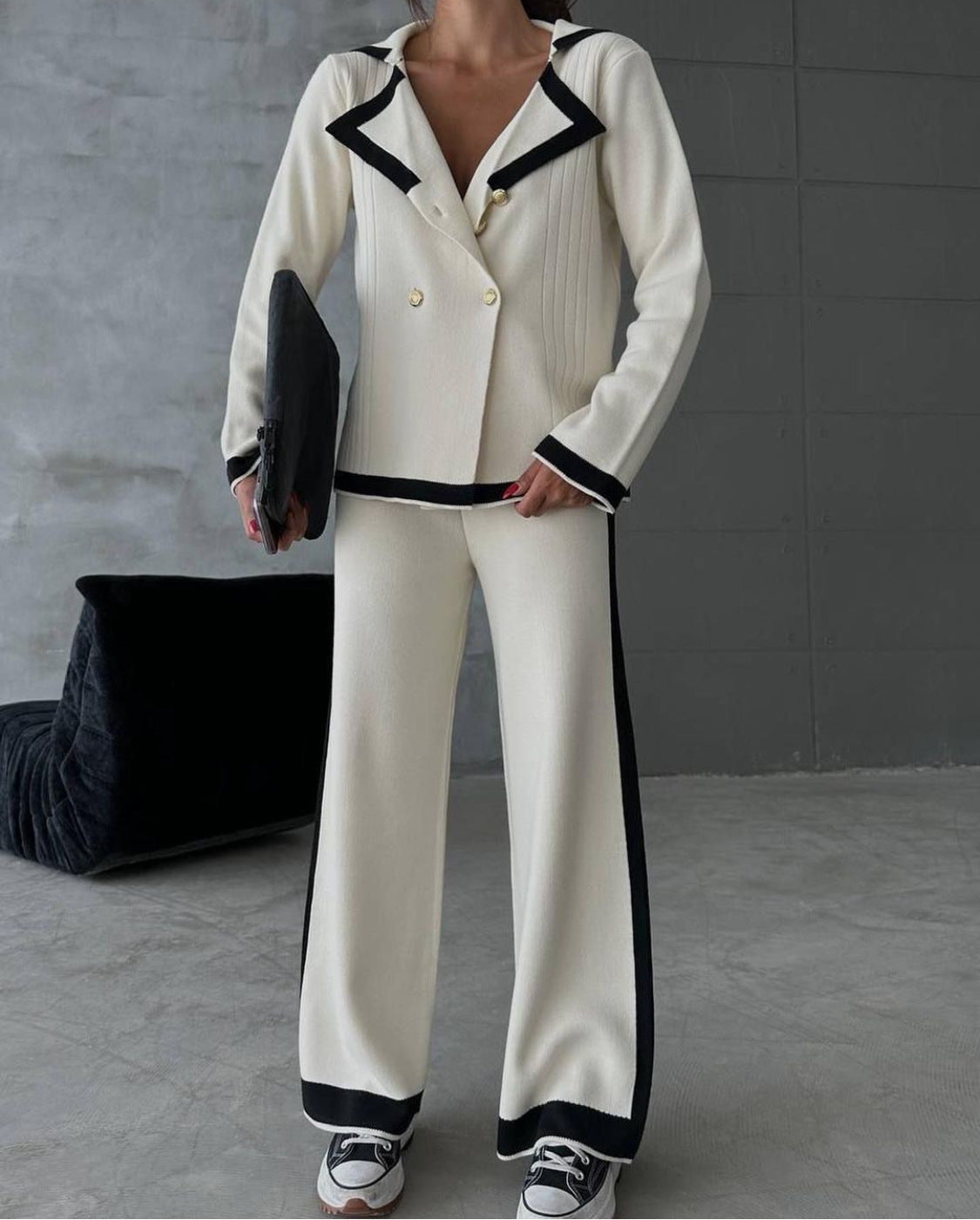 Ensemble Chic Bicolore