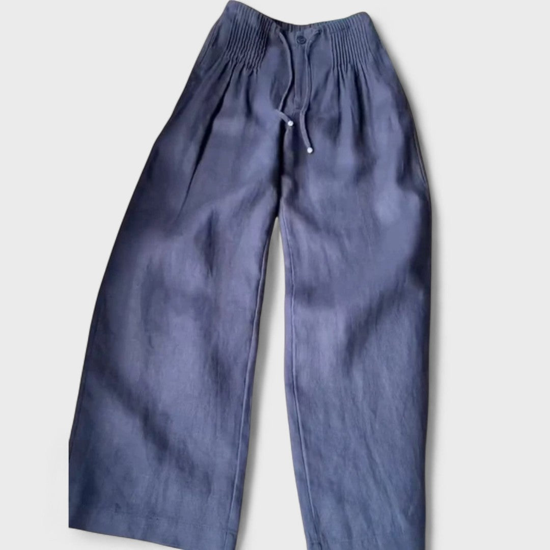 Pantalons Isalie à Jambe Large