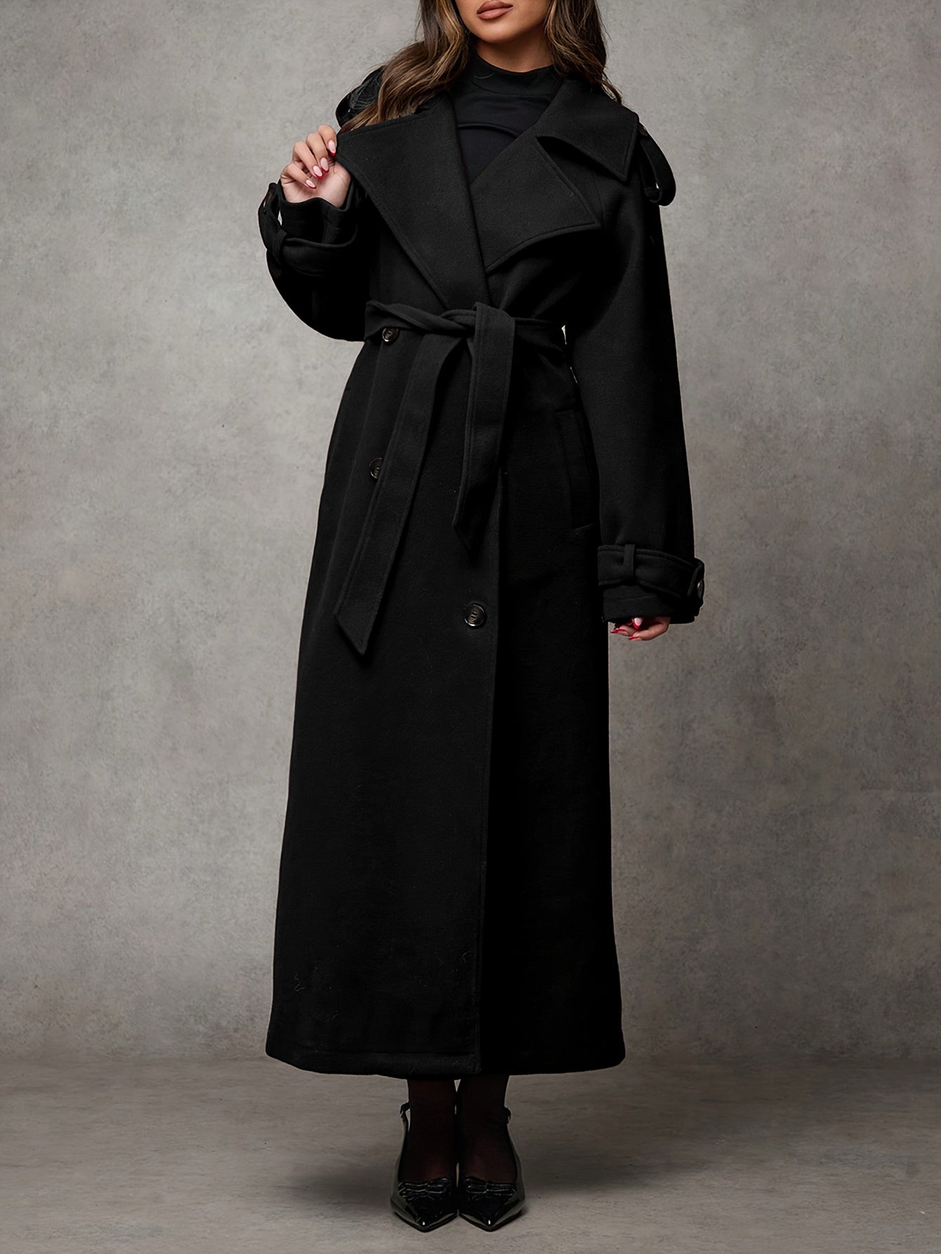 Manteau Ceinturé Chic