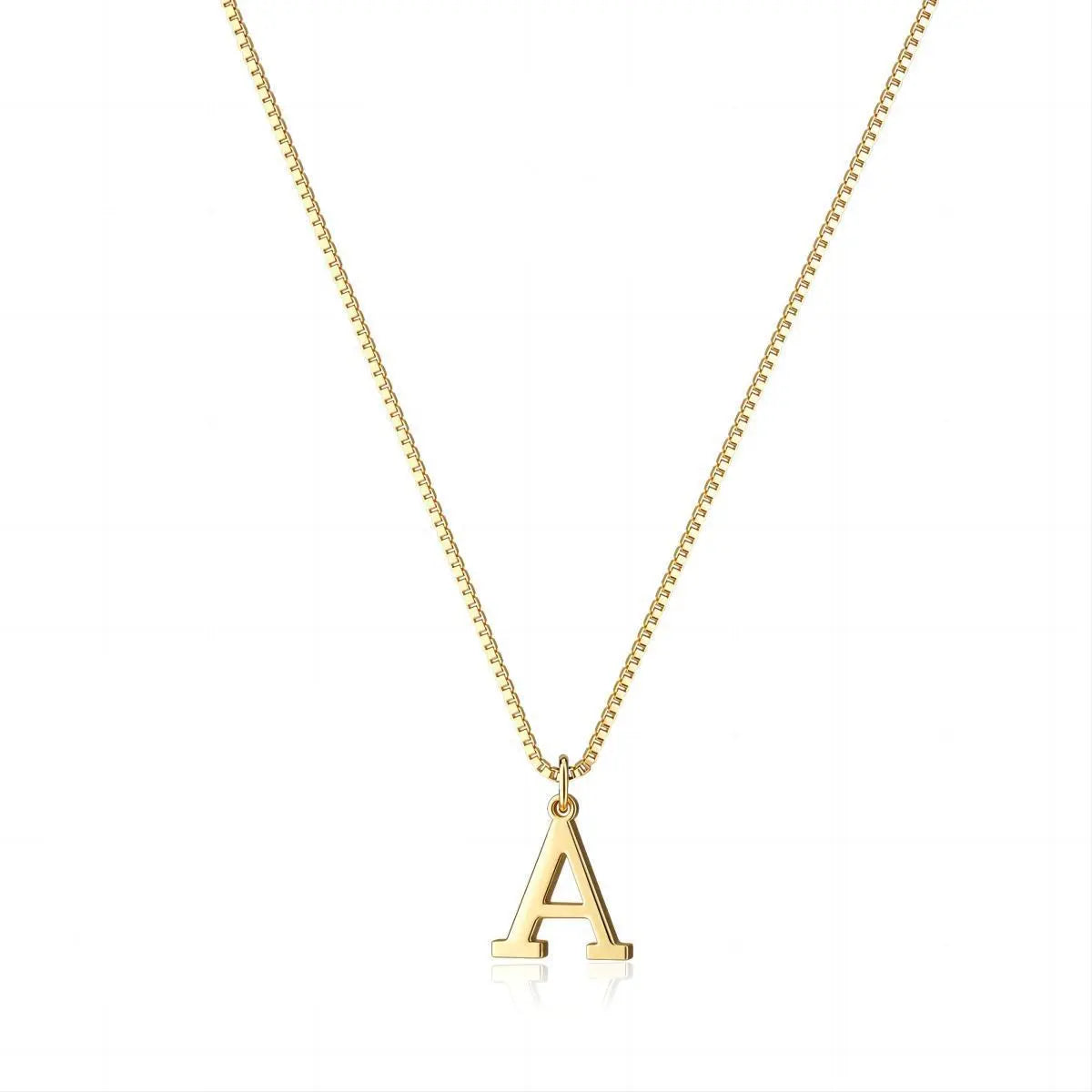 Collier Initiales en Or 18K