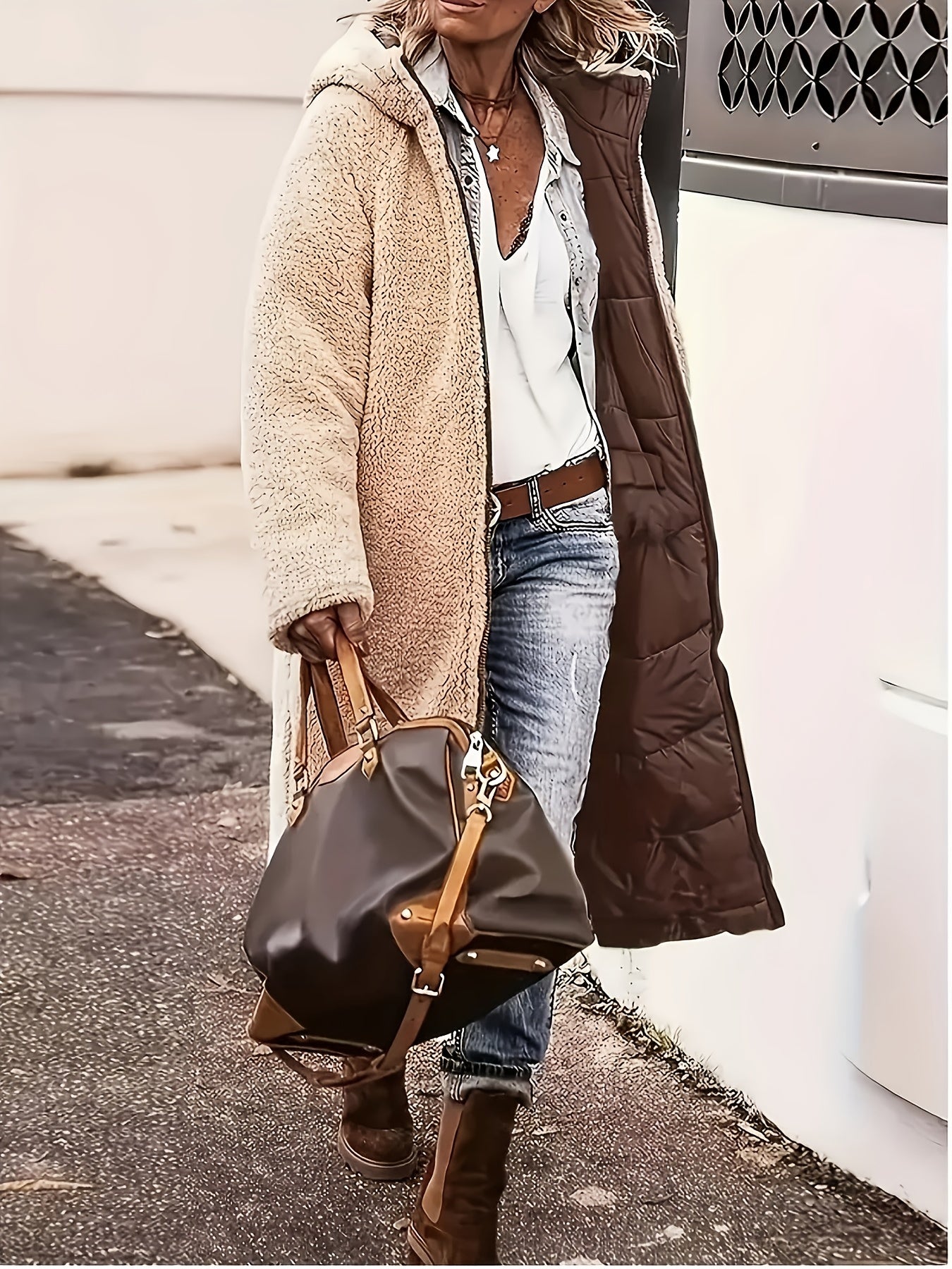 Manteau Doublé Élégant