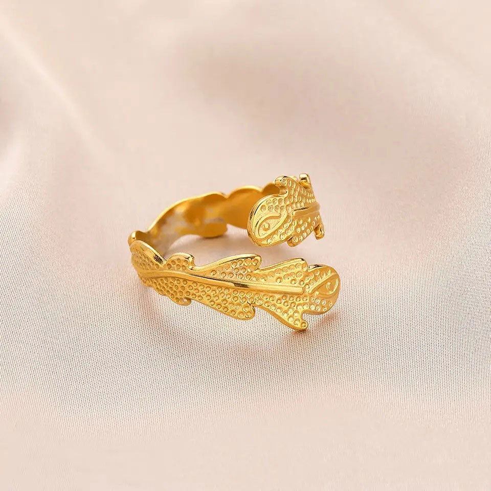 Bague en Corail 18K Élégante