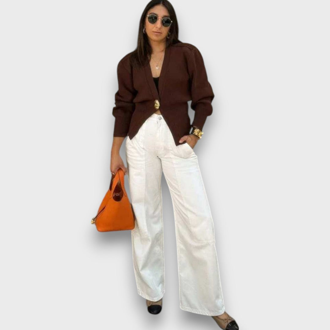 Cardigan Décolleté V Profond