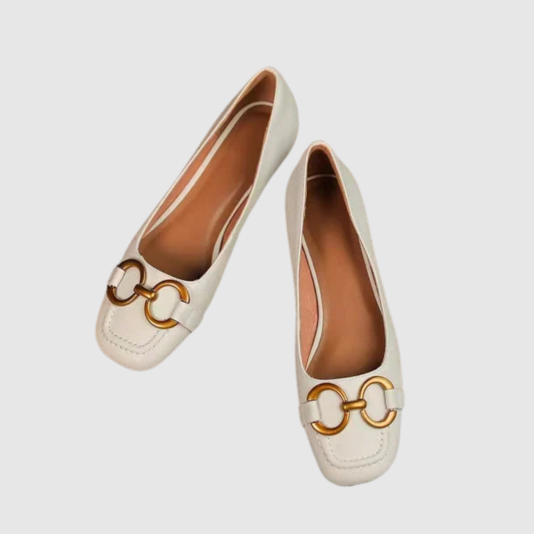 Ballerines de Soirée en Cuir