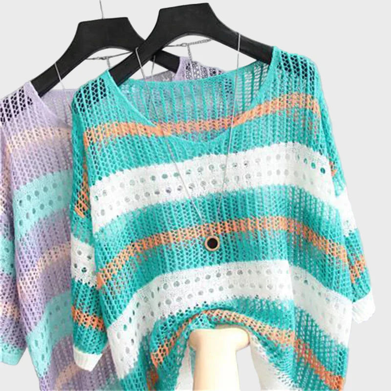 Top Léger en Maille Aéré