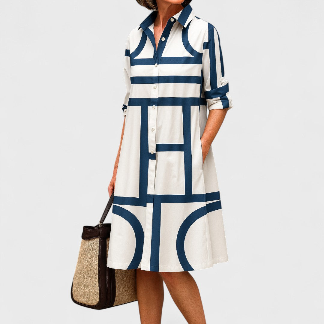 Robe Midi Élégante Décontractée