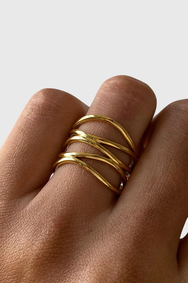 Bague Élégante en Acier Inoxydable