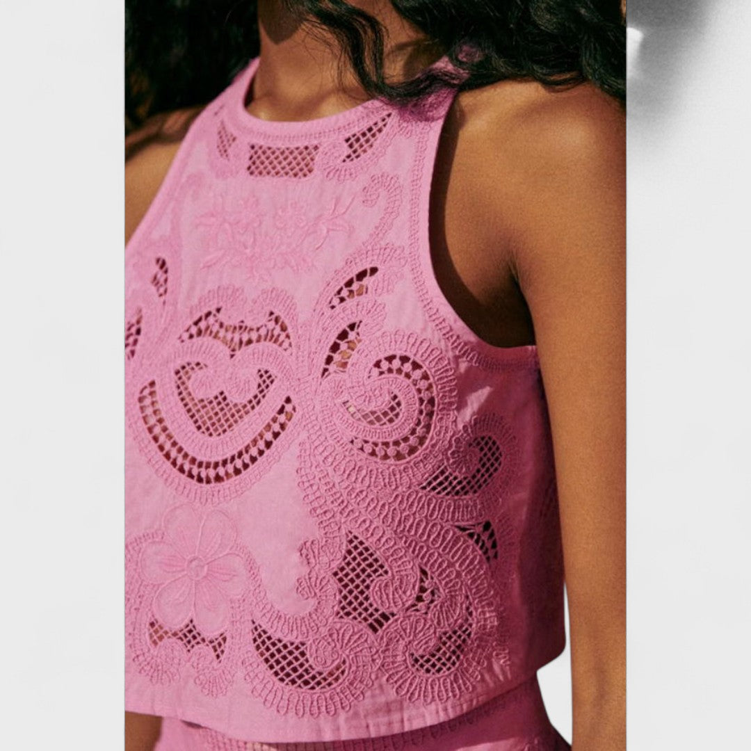 Ensemble Aéré en Dentelle Olympe