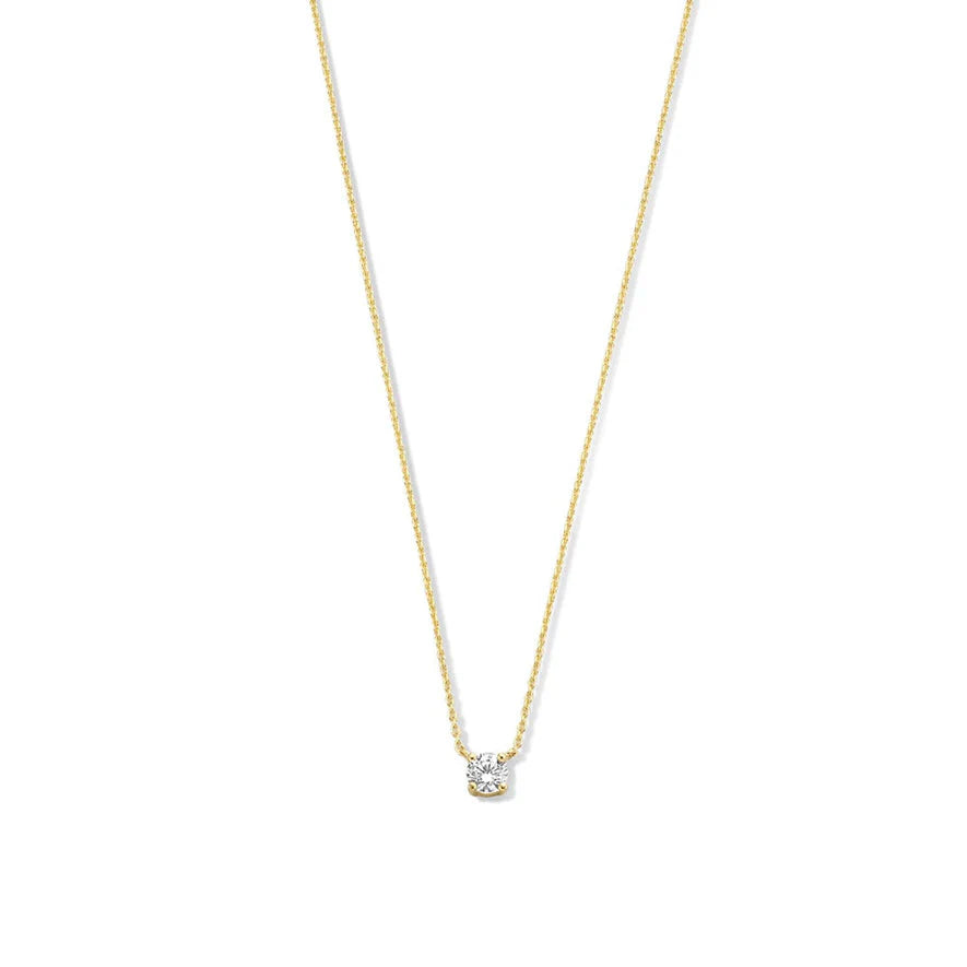 Collier en Moissanite Or 14k