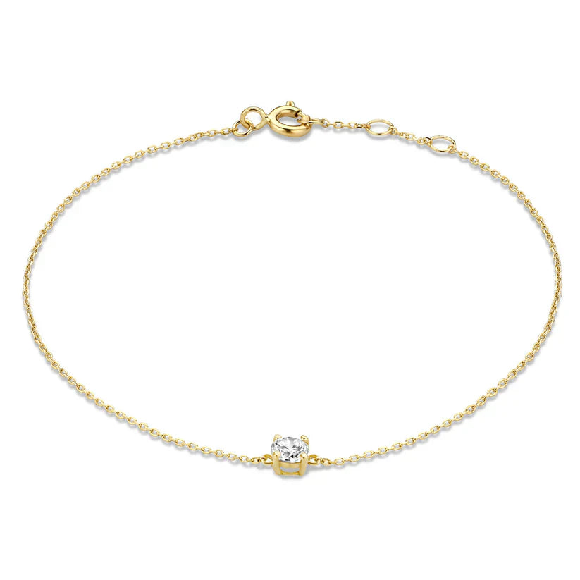 Bracelet en Or 14k Moissanite