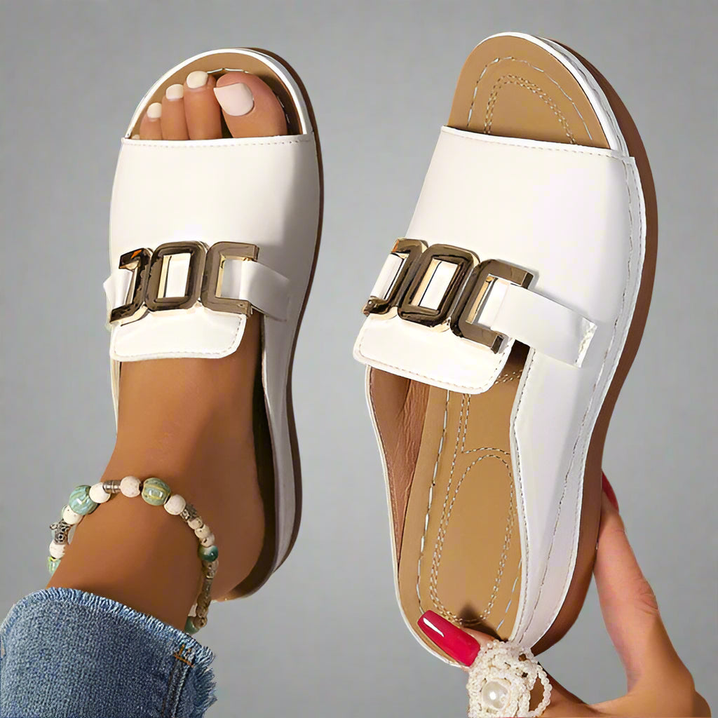 Sandales Compensées Confortables Elle