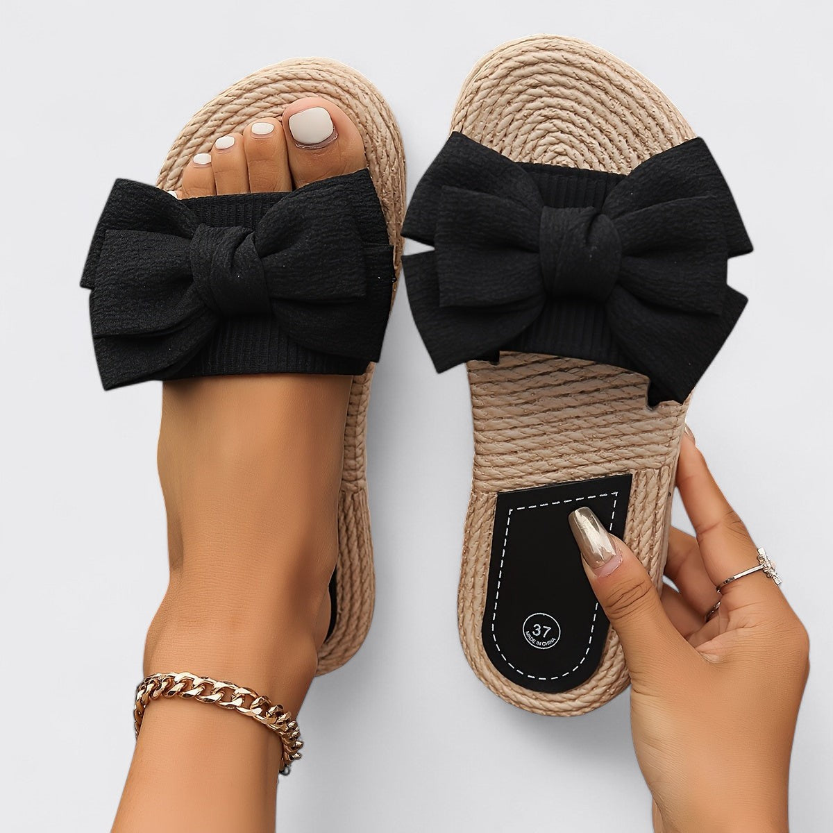 Sandales Élégantes à Nœud