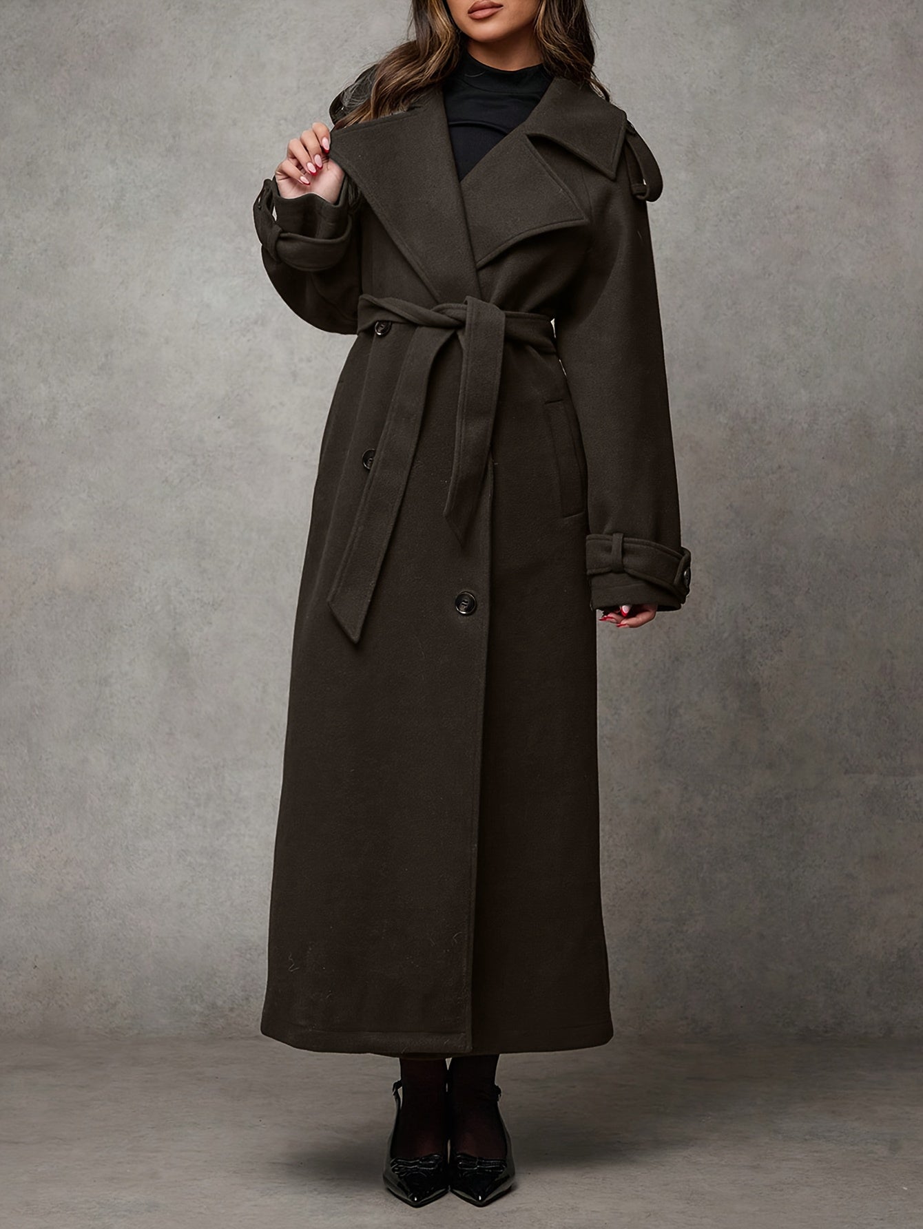 Manteau Ceinturé Chic