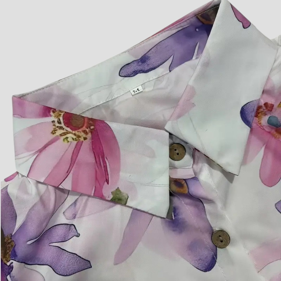 Blouse Fleurie Élégante