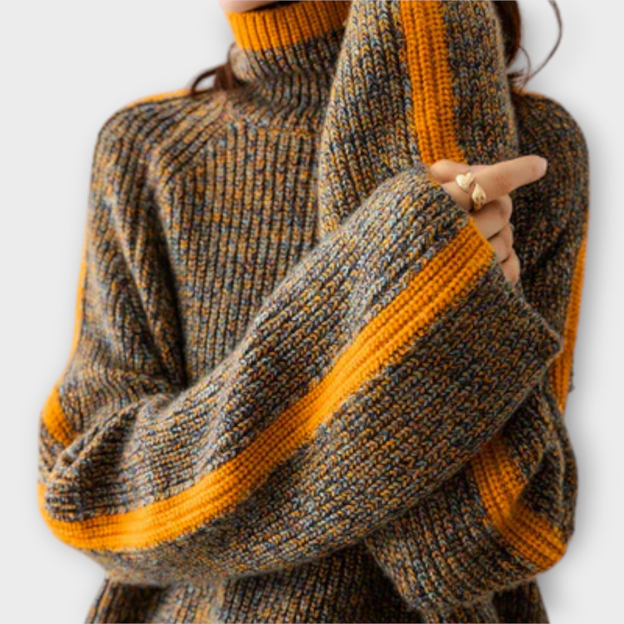 Pull Vintage Col Montant Breseis