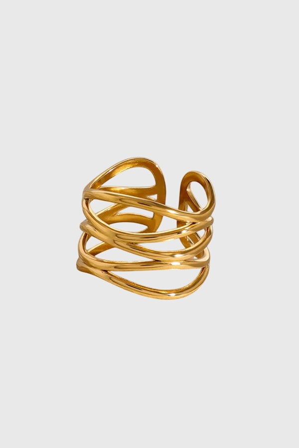 Bague Élégante en Acier Inoxydable