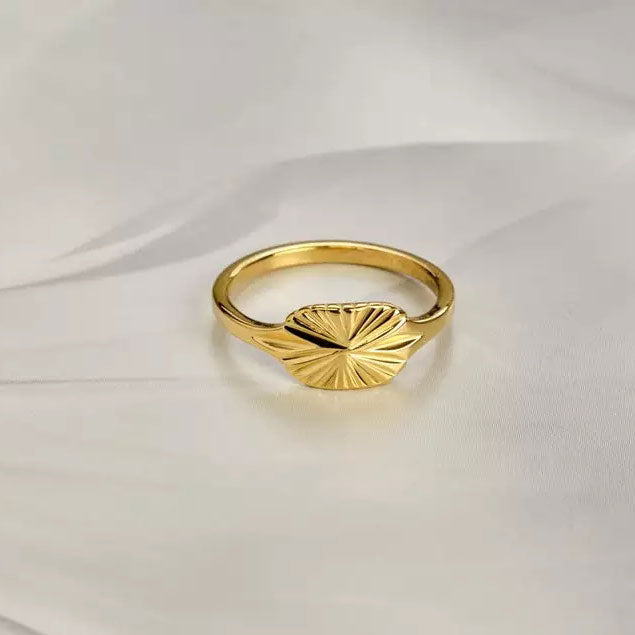 Bague Sunray en Or 18K