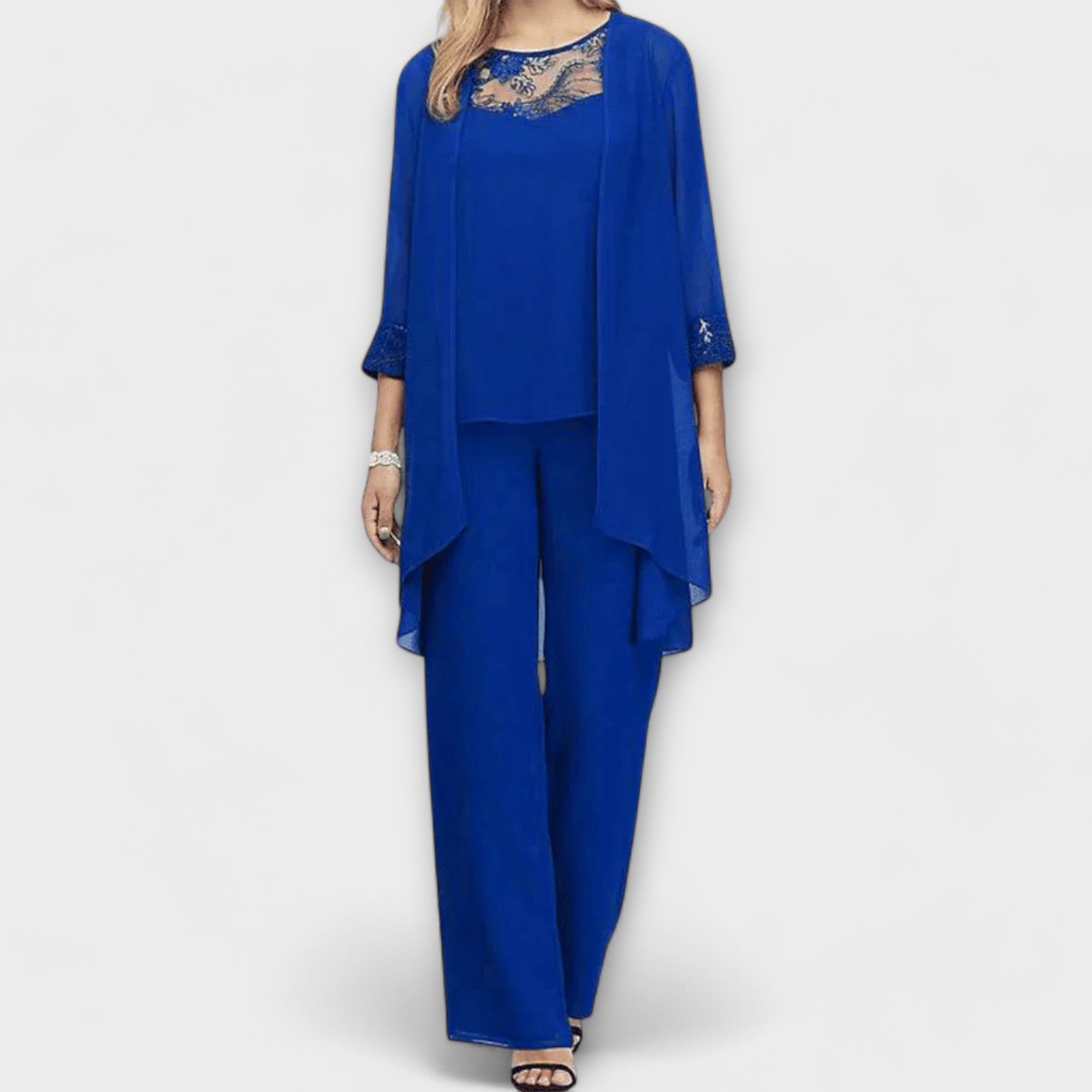 Ensemble Tricot 3 Pièces Élégant