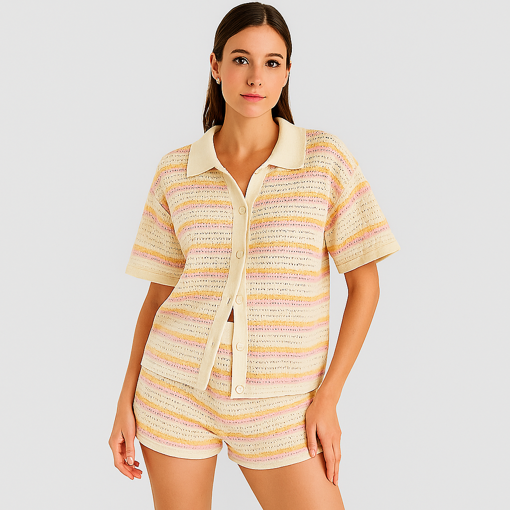 Ensemble Aéré en Maille Élégante