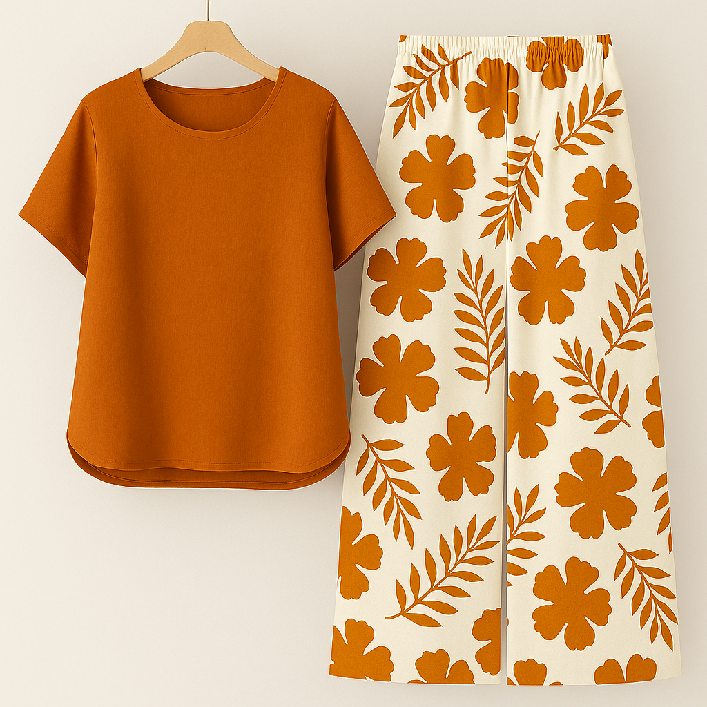 Ensemble Estival Chic à Deux Pièces