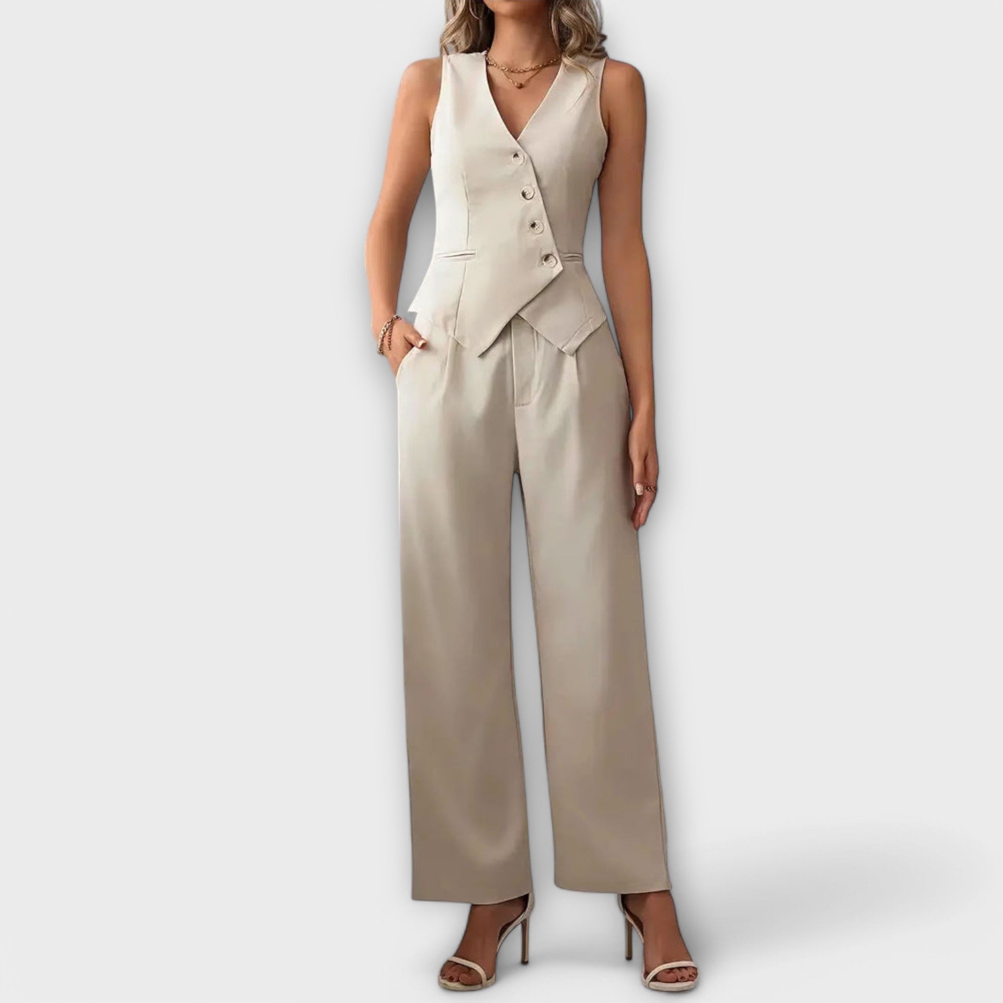 Ensemble Gilet et Pantalon Élégant