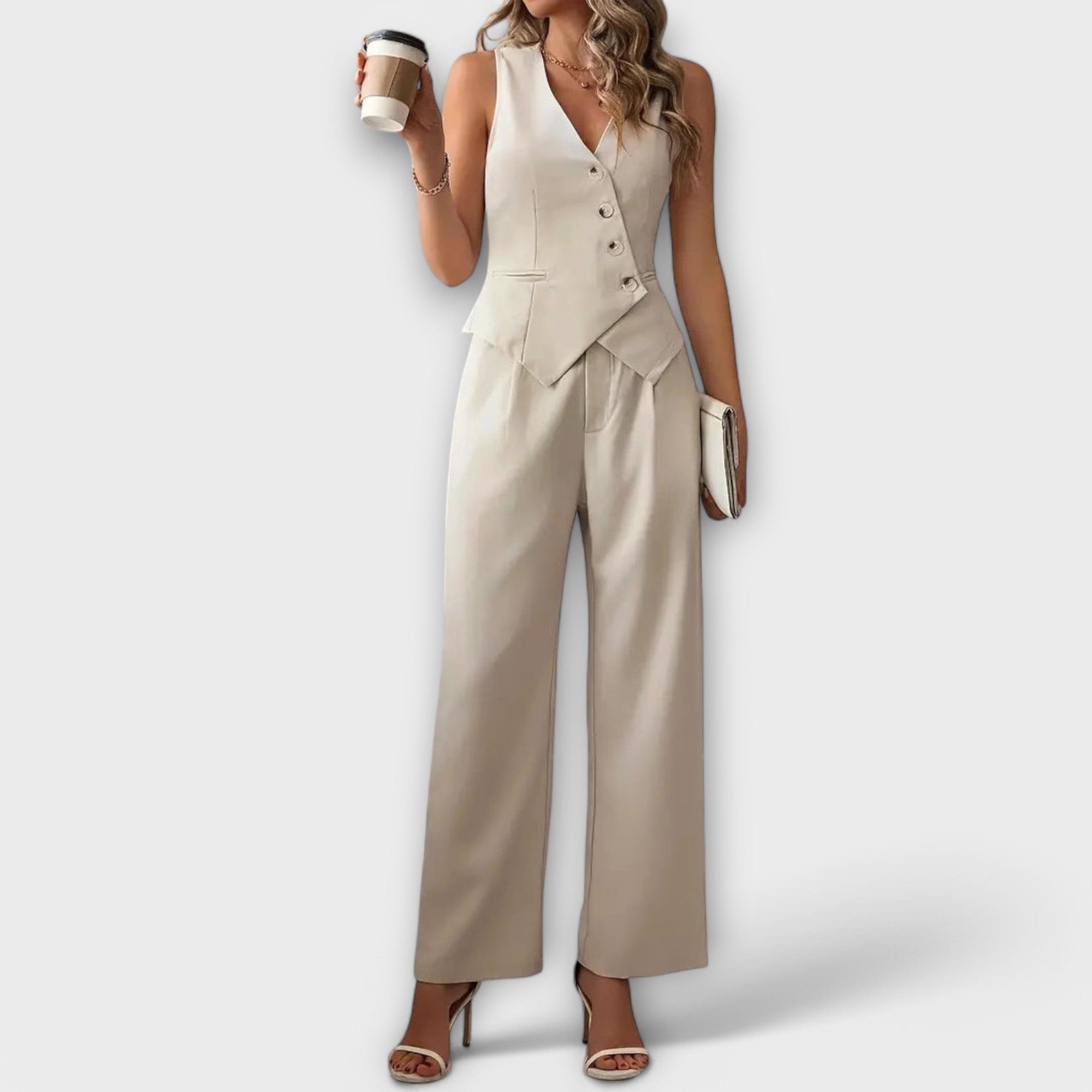 Ensemble Gilet et Pantalon Élégant