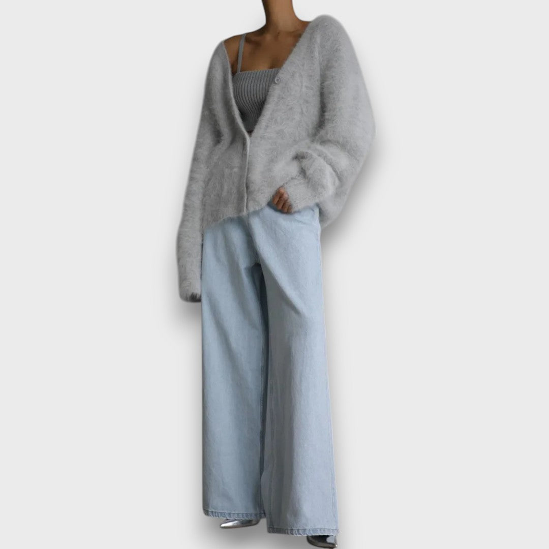 Cardigan Doux à Coupe Classique