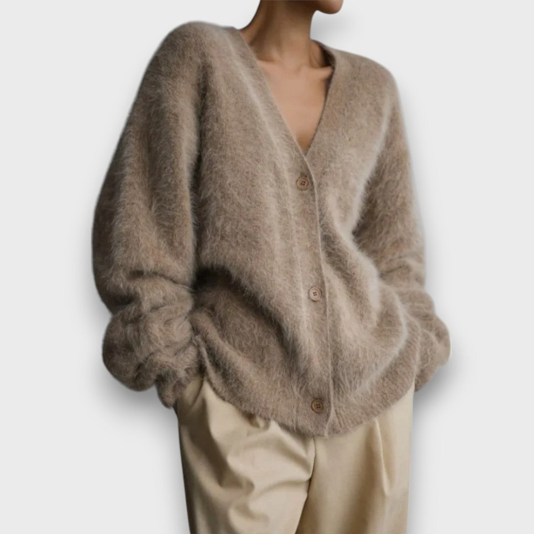 Cardigan Doux à Coupe Classique