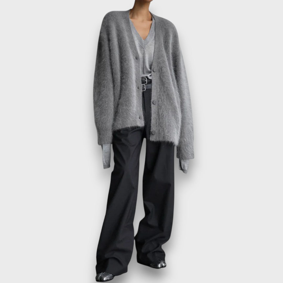 Cardigan Doux à Coupe Classique