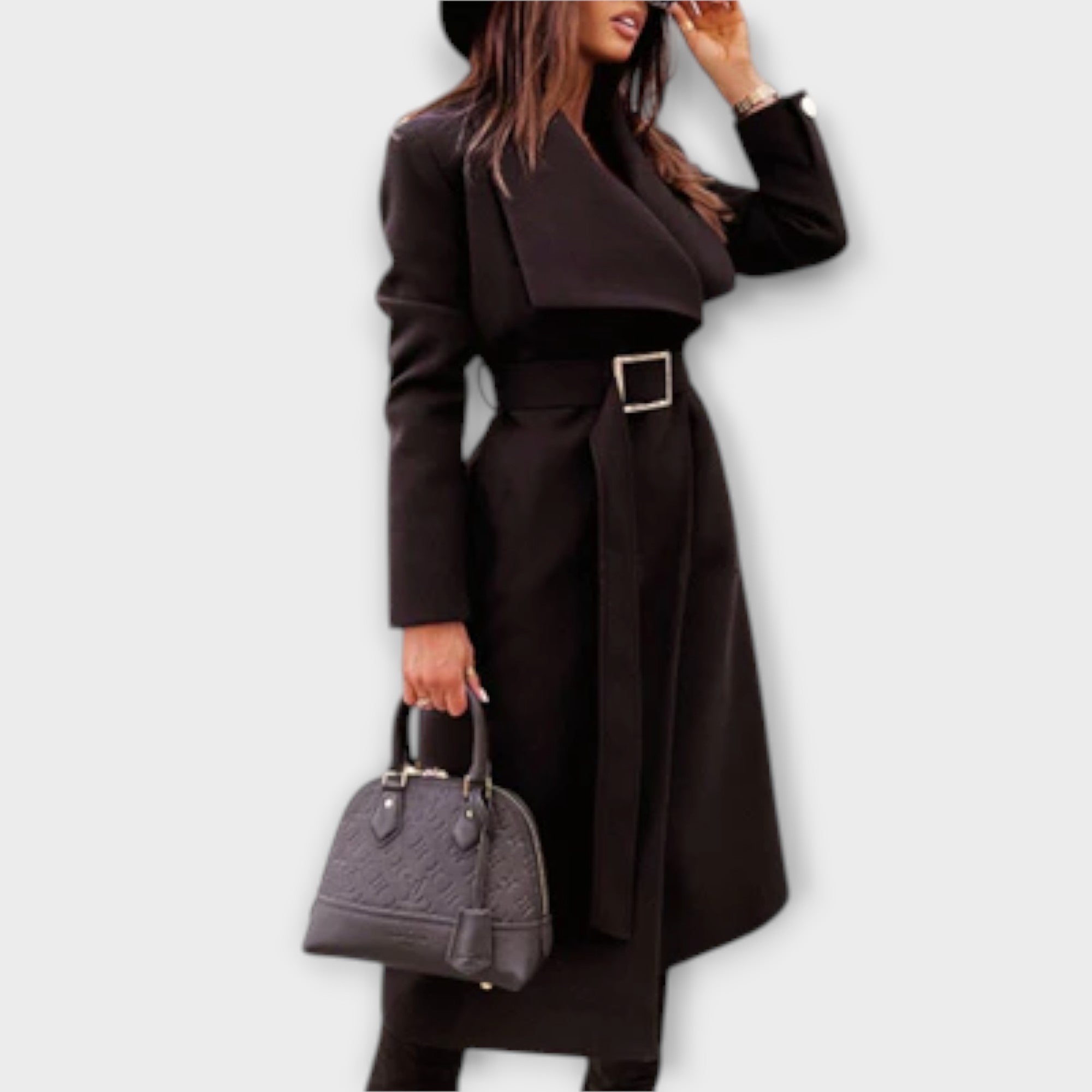 Manteau Cintré avec Ceinture Muriel