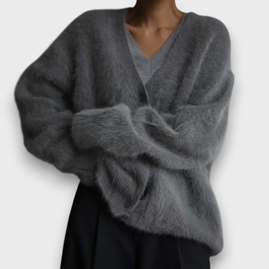 Cardigan Doux à Coupe Classique