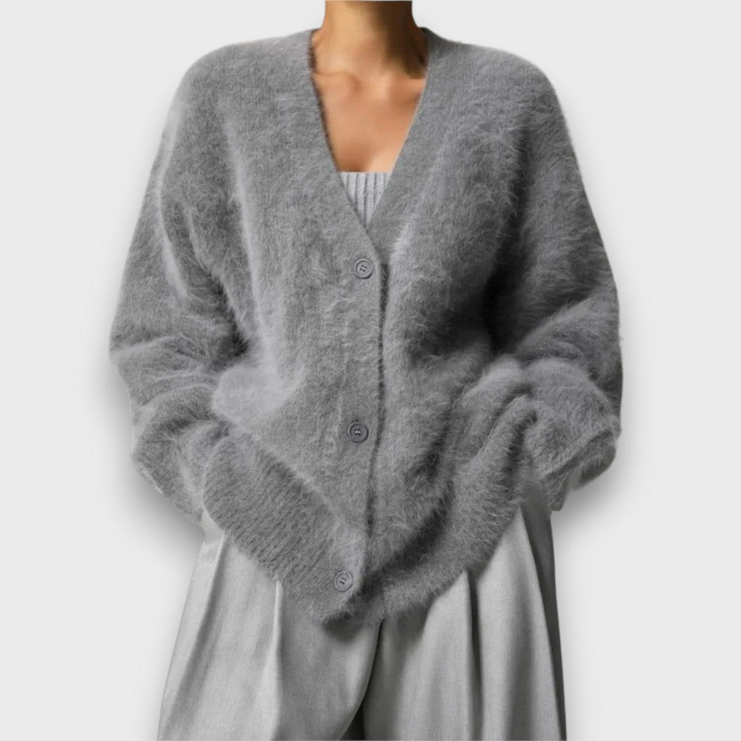 Cardigan Doux à Coupe Classique