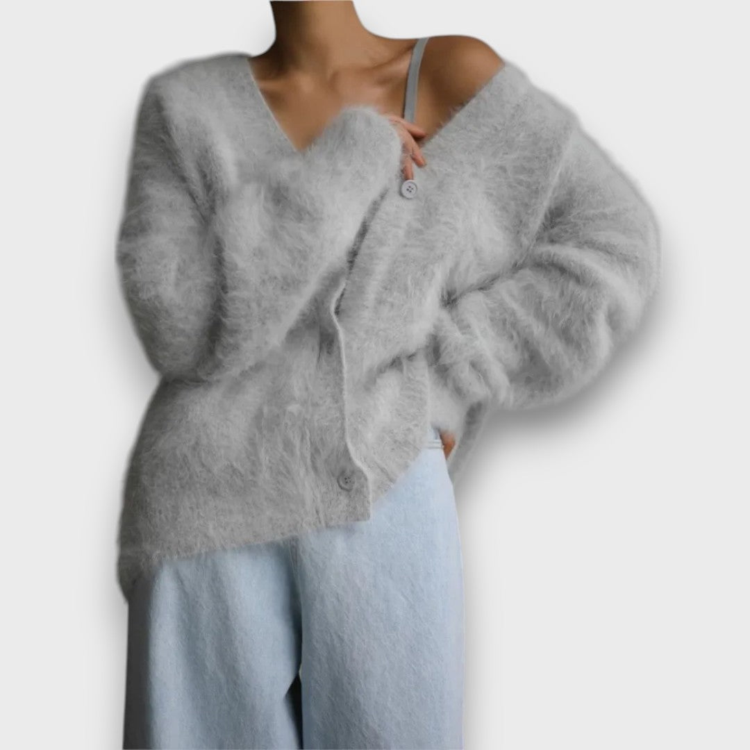 Cardigan Doux à Coupe Classique