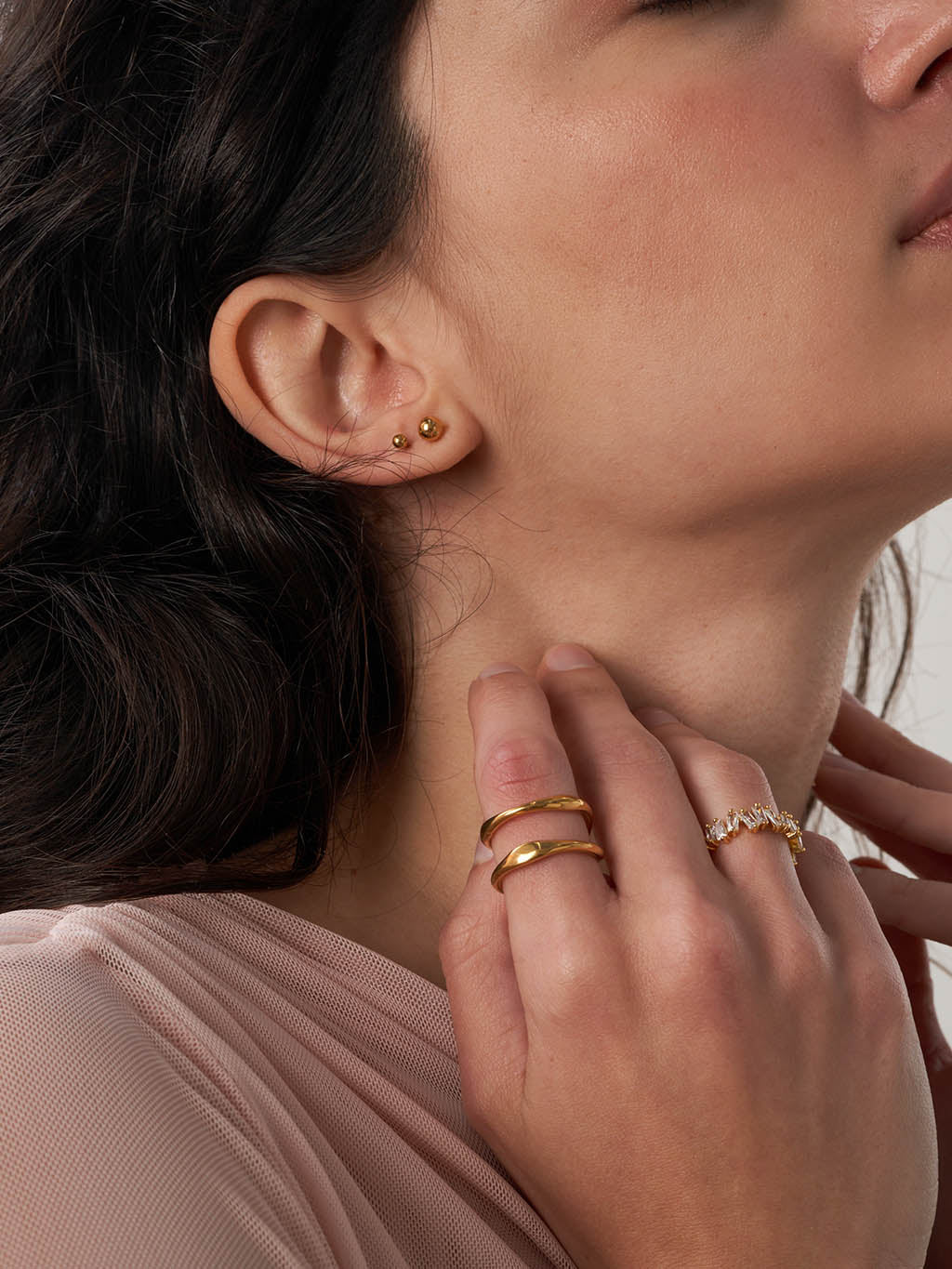 Bague en Diamant 18k Élegante