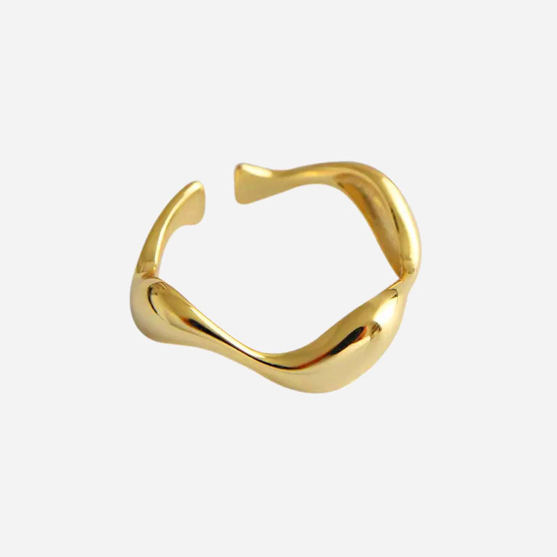 Bague Vague en Or 18K