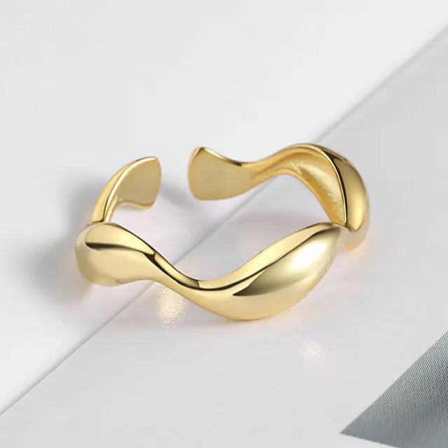Bague Vague en Or 18K