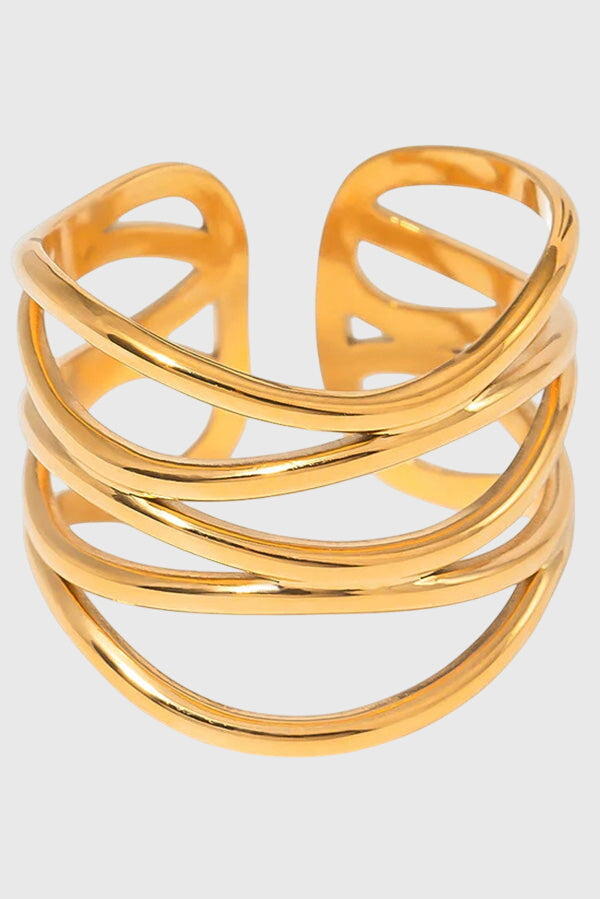 Bague Élégante en Acier Inoxydable