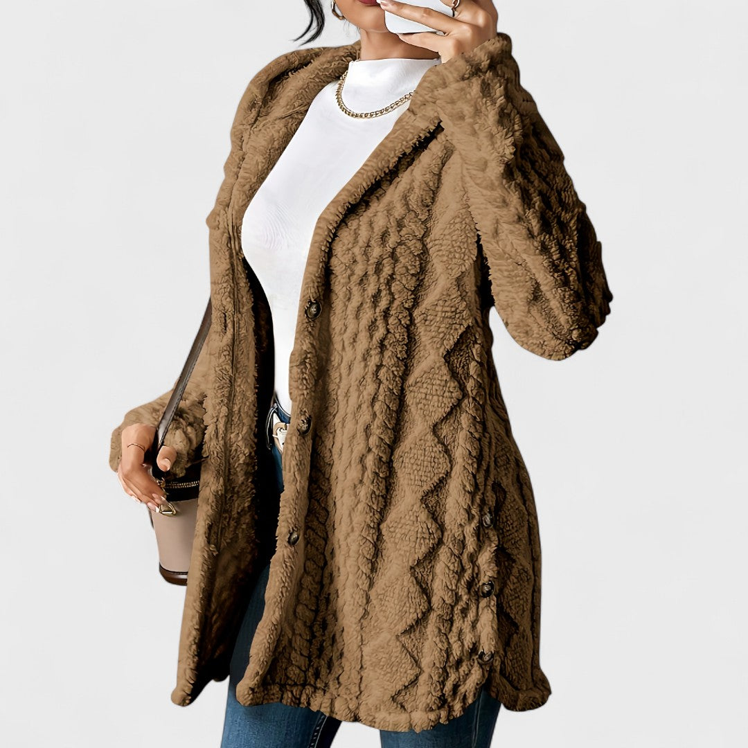 Cardigan Manteau à Capuche Chic