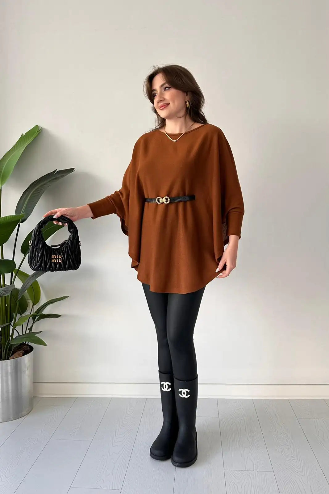 Poncho Élégant Parisien