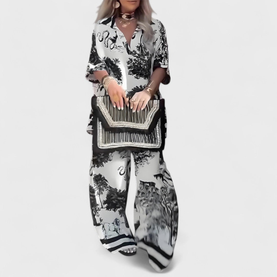 Ensemble Élégant Estival Deux Pièces