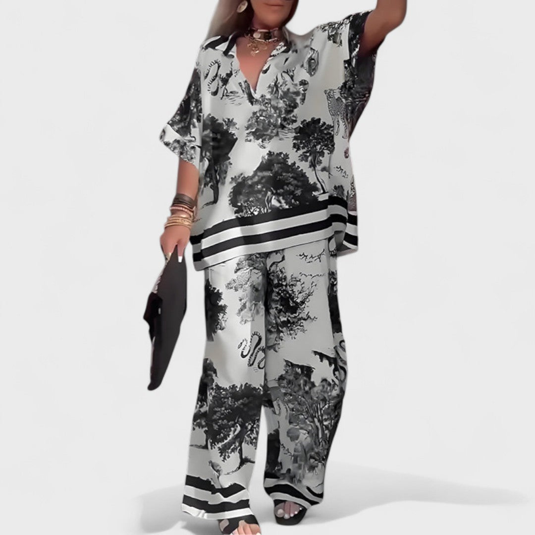 Ensemble Élégant Estival Deux Pièces